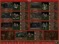 Court (Old Courtyard) Lineup