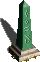 Dark green obelisk (wasteland)