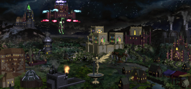 Court (Old Courtyard) Town Screen