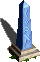 Light blue obelisk (rough)