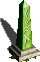 Green obelisk (dirt)