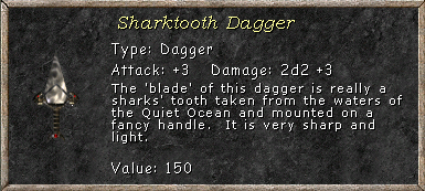 Sharktooth Dagger in MM7