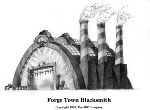 Blacksmith concept art