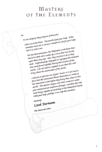 "Tarnum's" letter to Gavin Magnus (actually from the Ancestors)