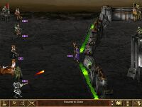 A screenshot of Feanor Forge being sieged, with a bunch of HotA Forge assets used there, along with some MDT assets.