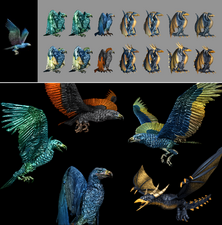 Stormbird and Ayssid design evolution (pre-release) (models by Alex-ander)