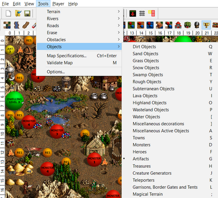 Map Editor - Objects - Heroes 3 wiki