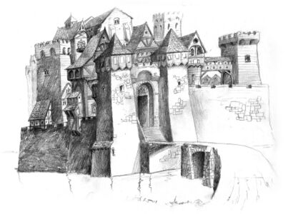 Sketch by George Almond