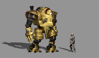 Juggernaut and Steel Golem
