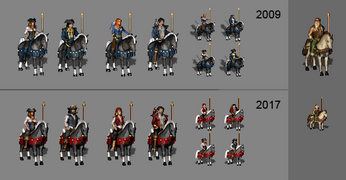 Evolution of Cove heroes (models by DrSlash)