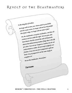 Tarnum's letter to Erathia